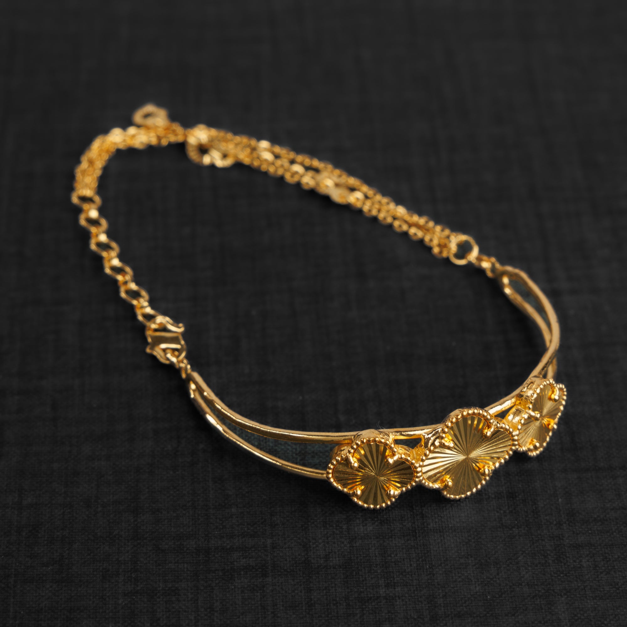 سوار نصف RP (D7) - Silver 925 و Gold Plated