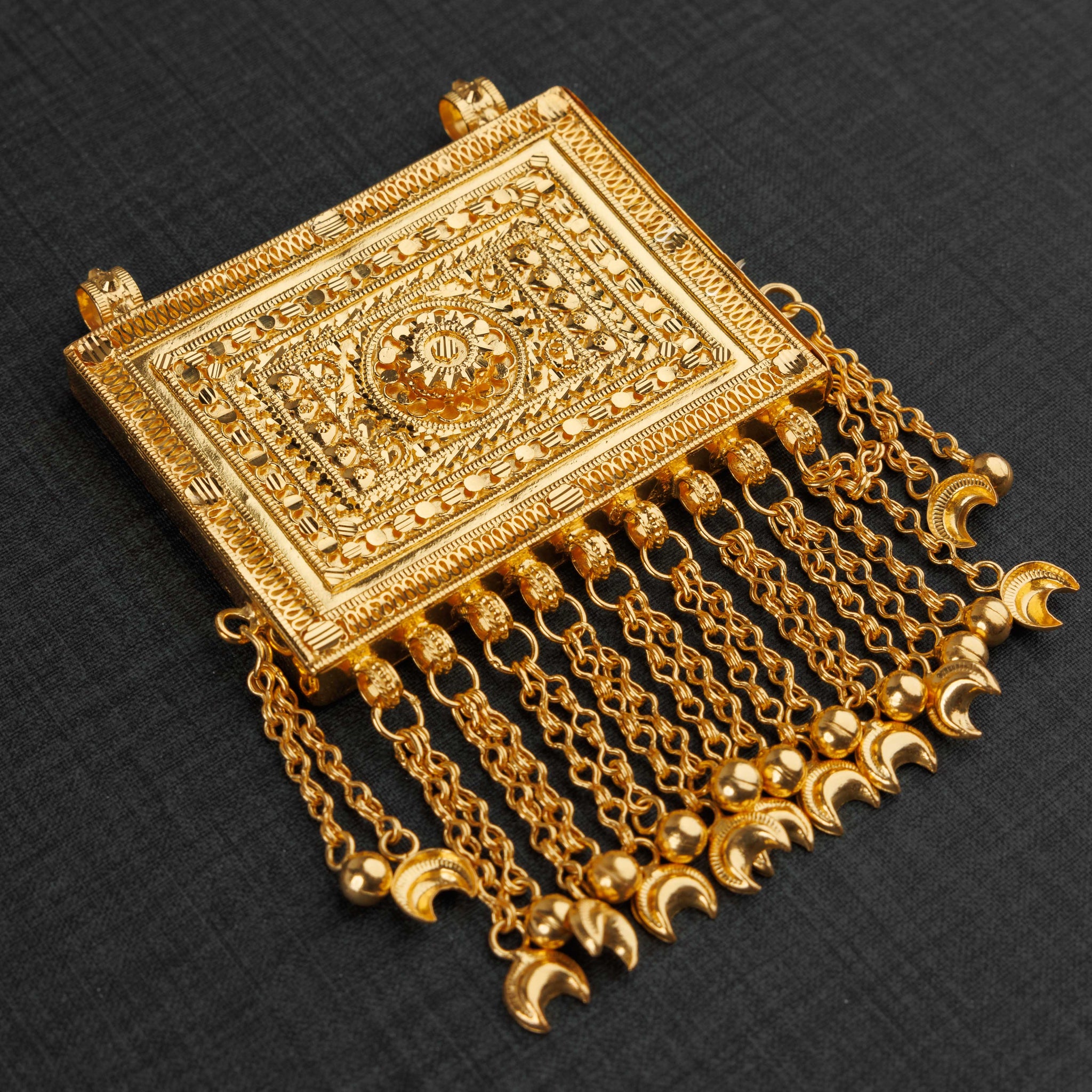 قلادة Hirz التقليدية (D2) - Silver 925 و Gold Plated