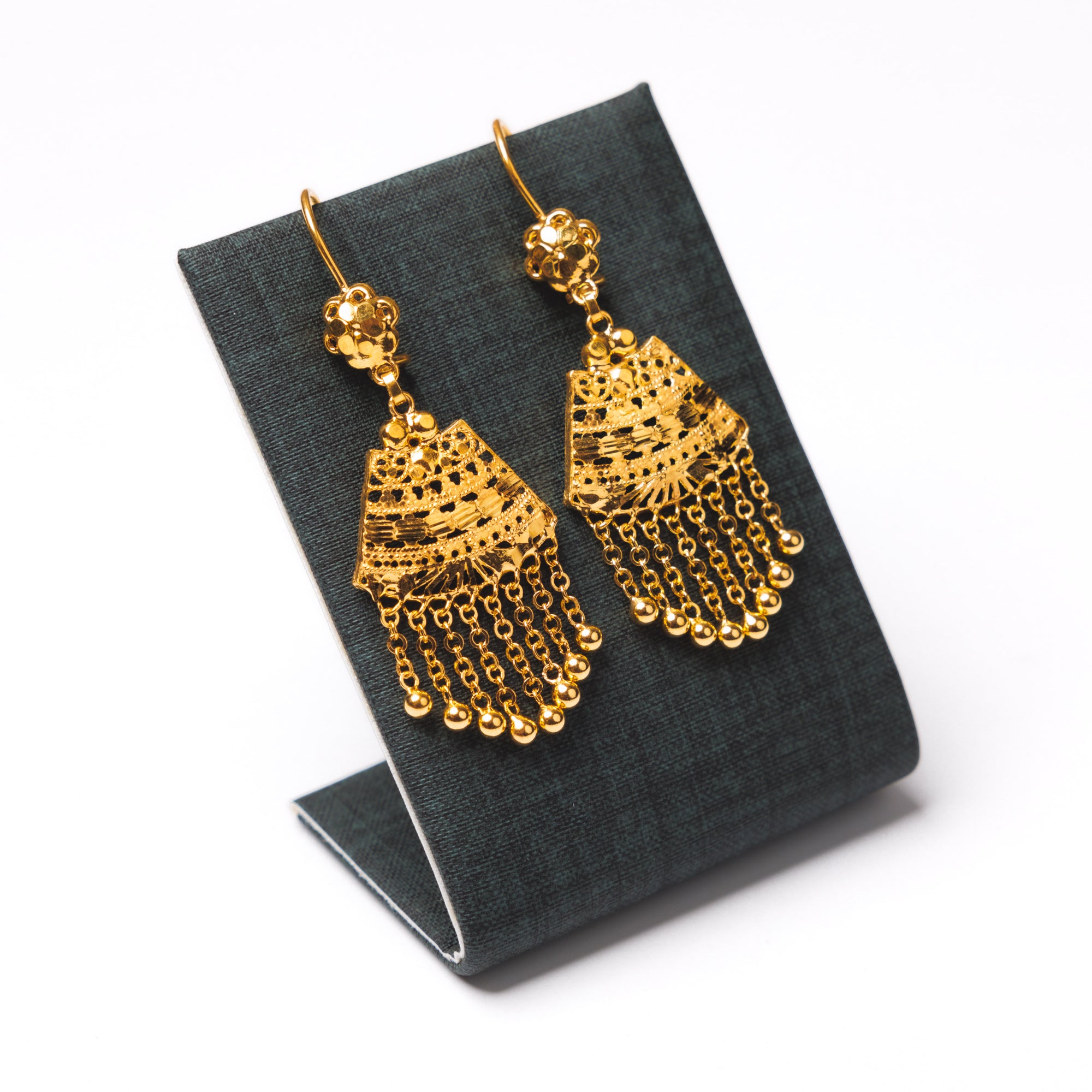 أقراط الصب (D22) - Silver 925 و Gold Plated