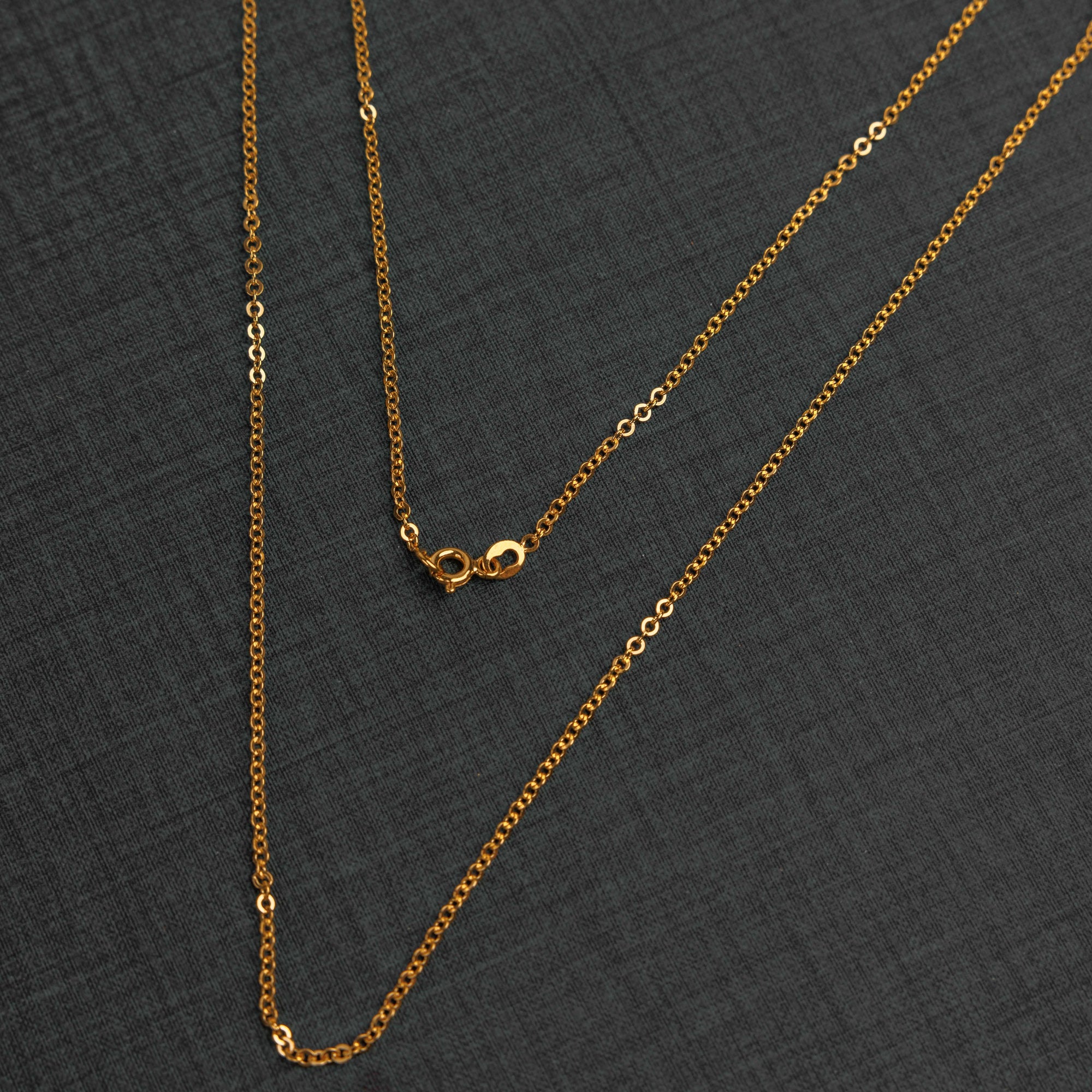 سلسلة الارتباط الدائرية - Silver 925 و Gold Plated
