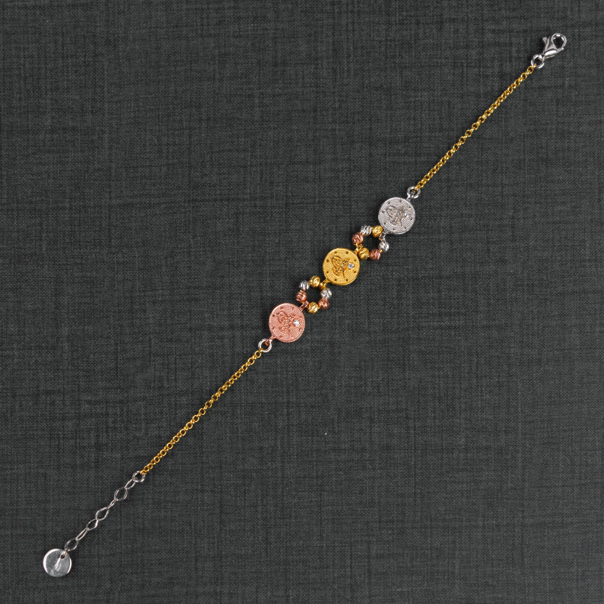 سوار متعدد الألوان (D5) - Silver 925