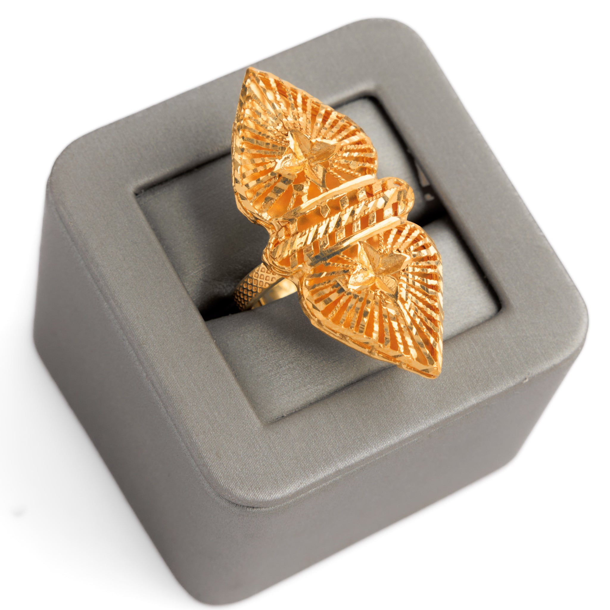 الخاتم التقليدي (D67) - Silver 925 و Gold Plated