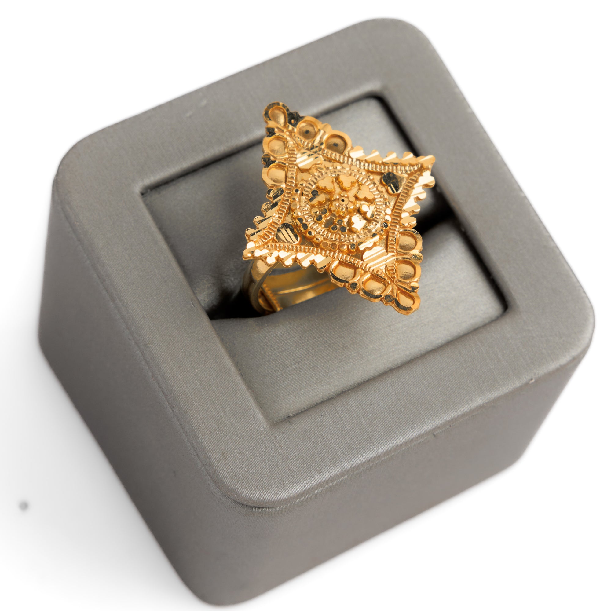 الخاتم التقليدي (D62) - Silver 925 و Gold Plated