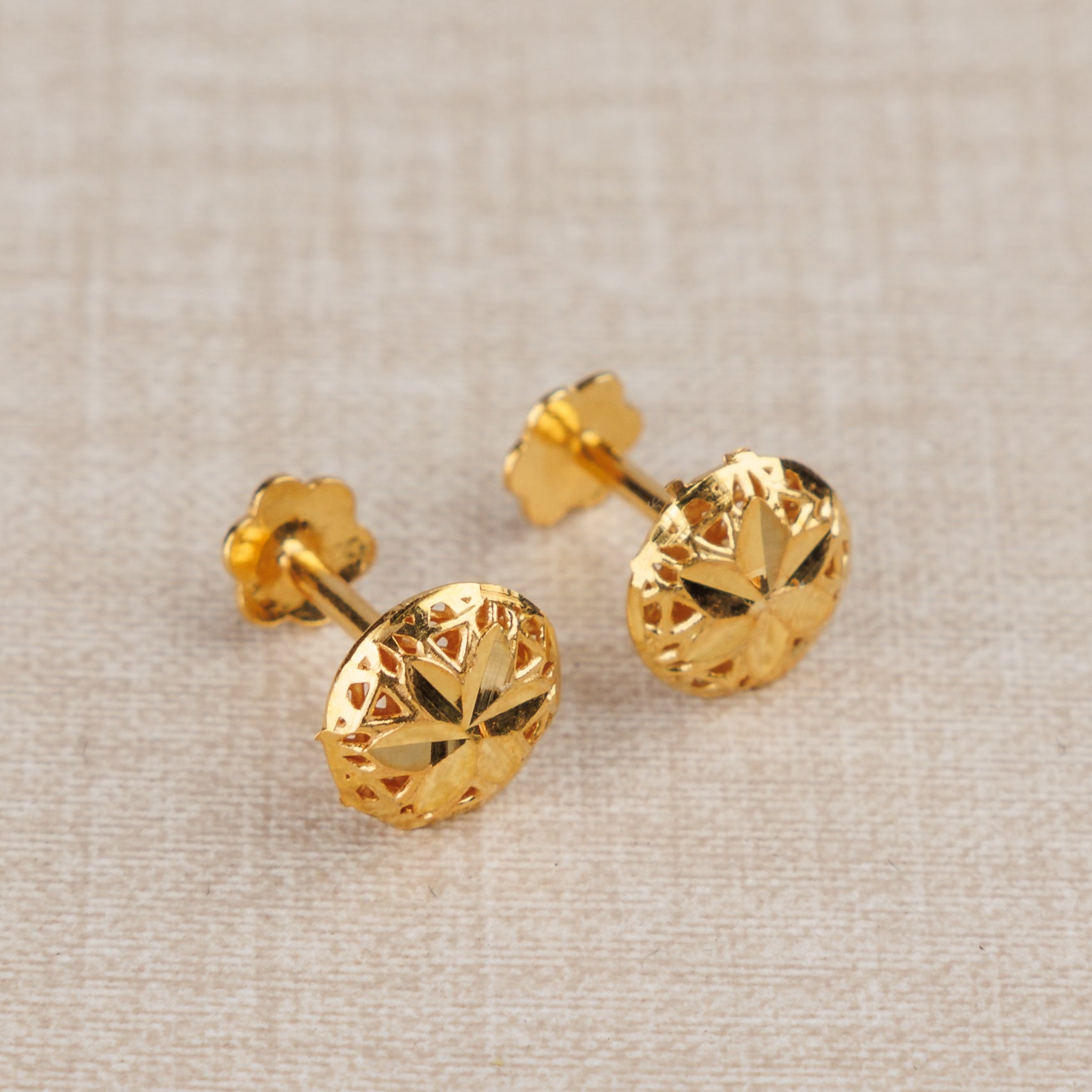 Sphere Shape Tops (D1) - Silver 925 & Gold Plated