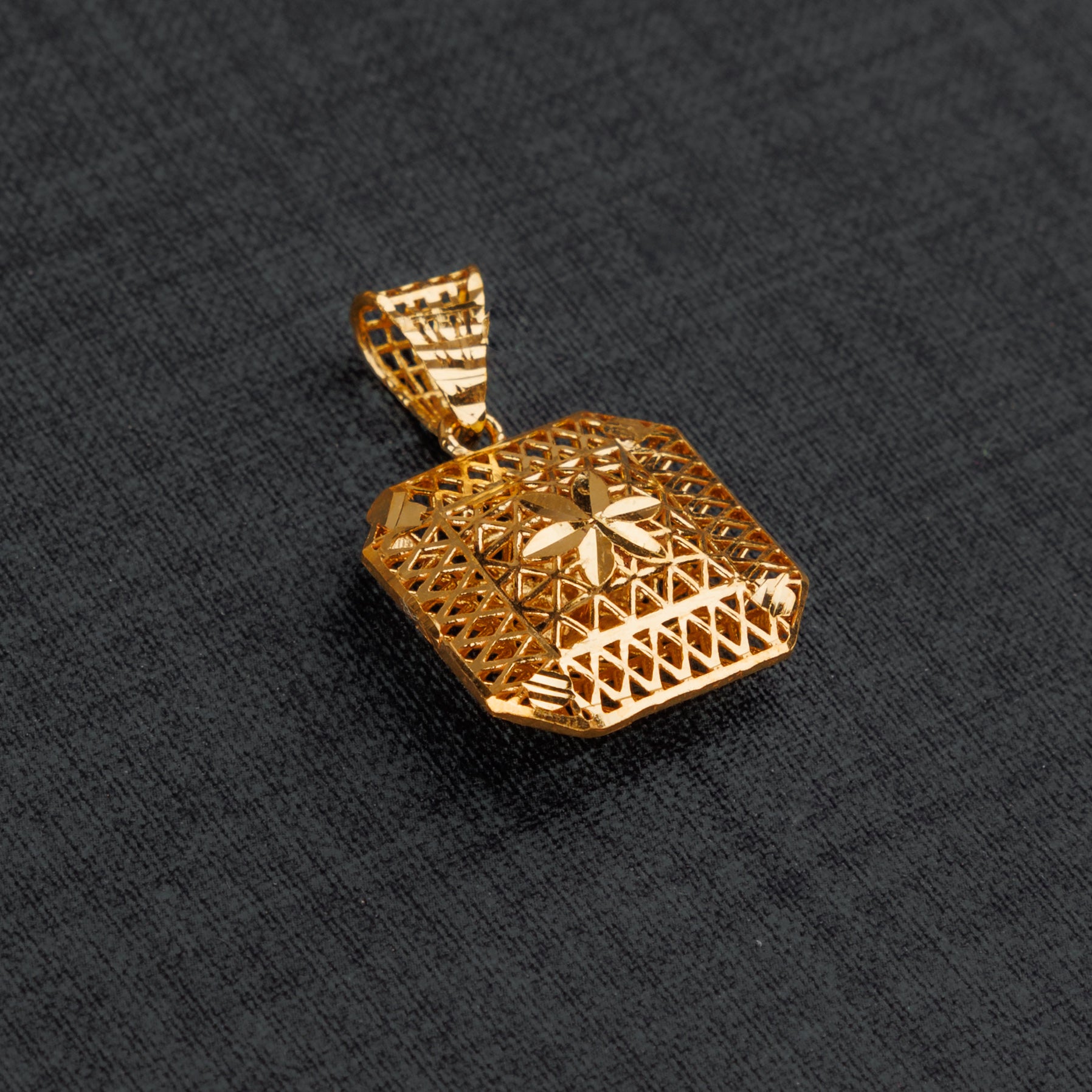 قلادة إطار الطفل - Silver 925 و Gold Plated