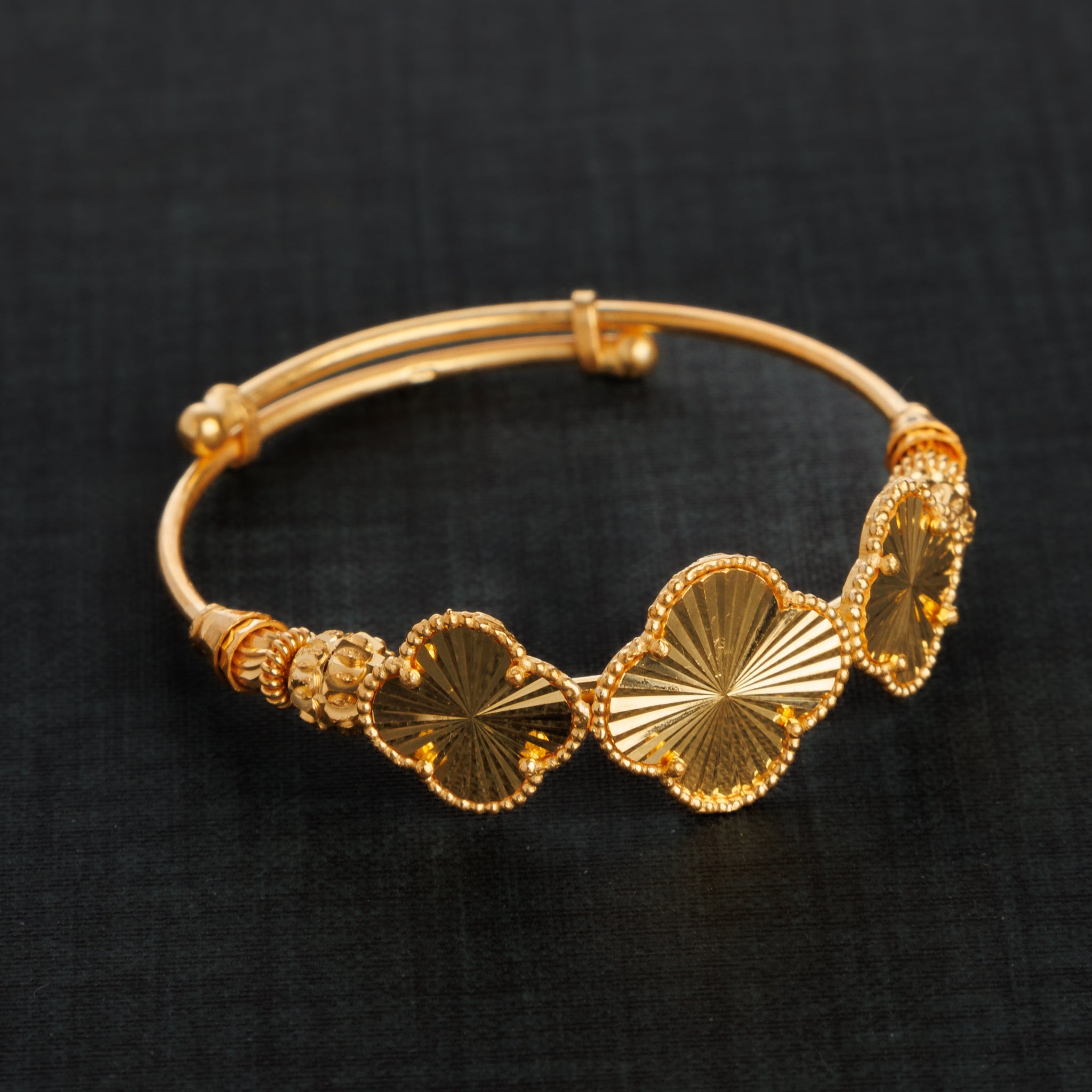 Bangle's Child المرن (D23) - Silver 925 و Gold Plated