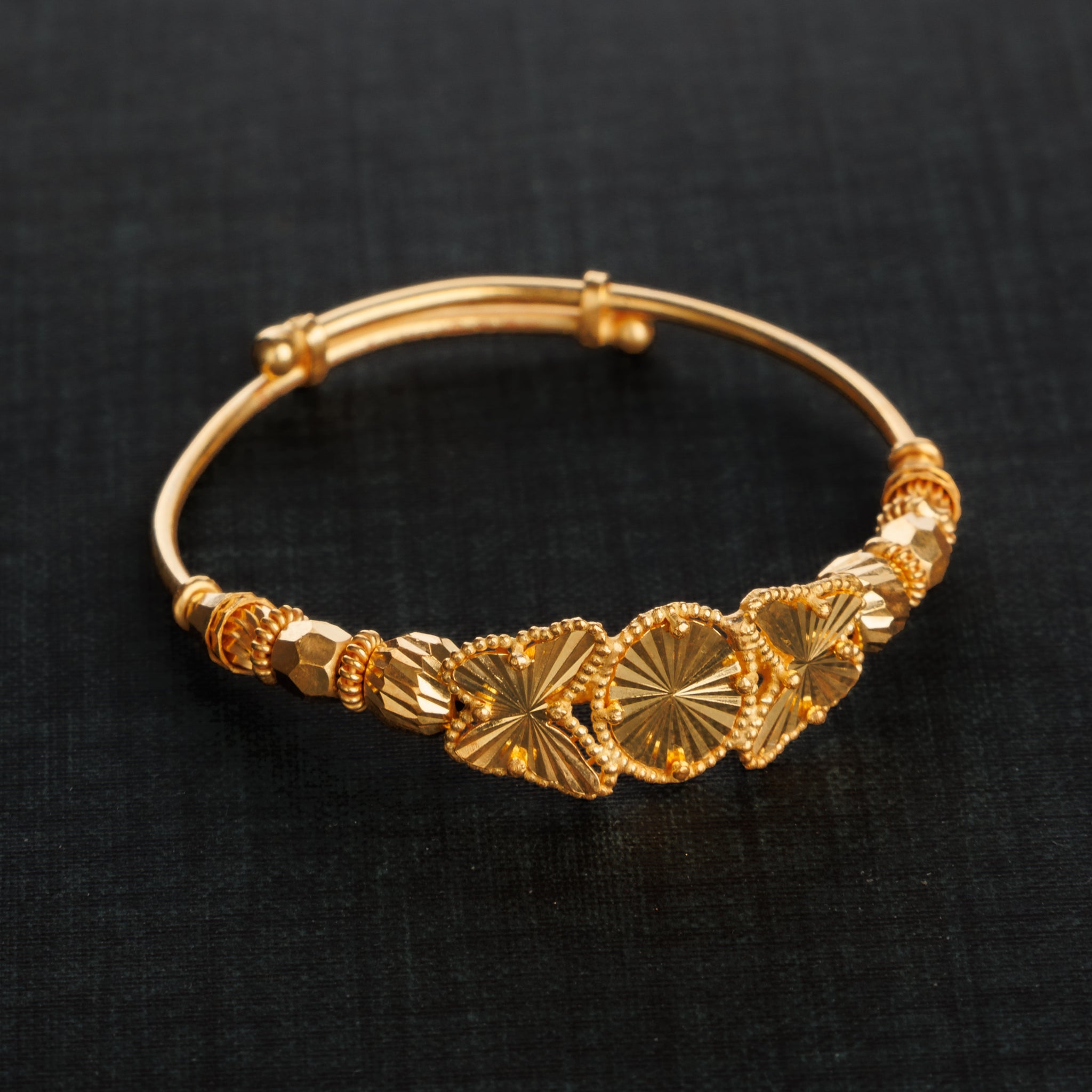Bangle's Child المرن (D25) - Silver 925 و Gold Plated