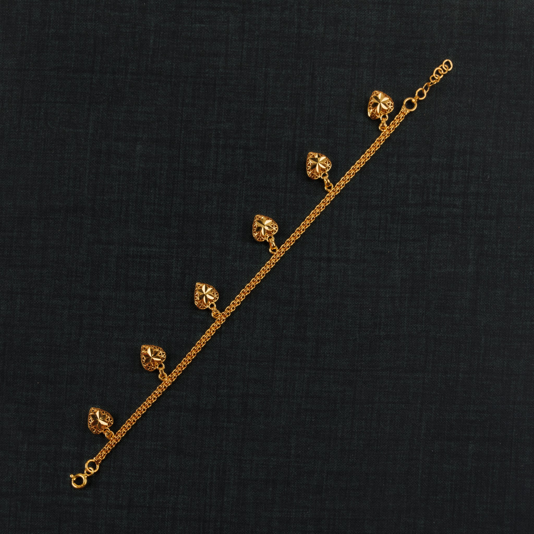 سوار القلب (D5) - Silver 925 و Gold Plated