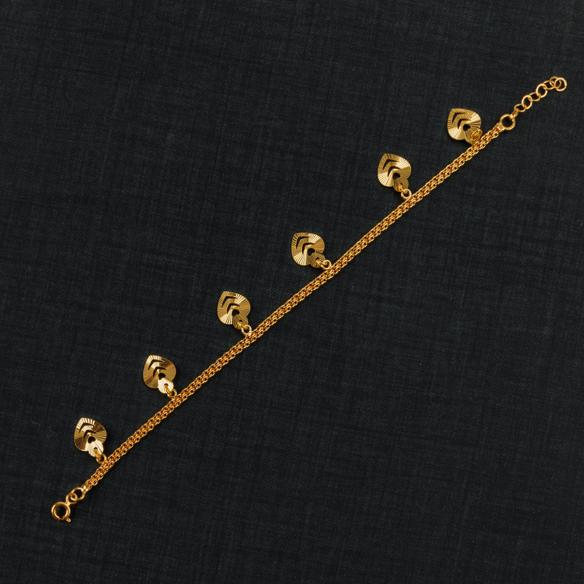 سوار القلب (D2) - Silver 925 و Gold Plated
