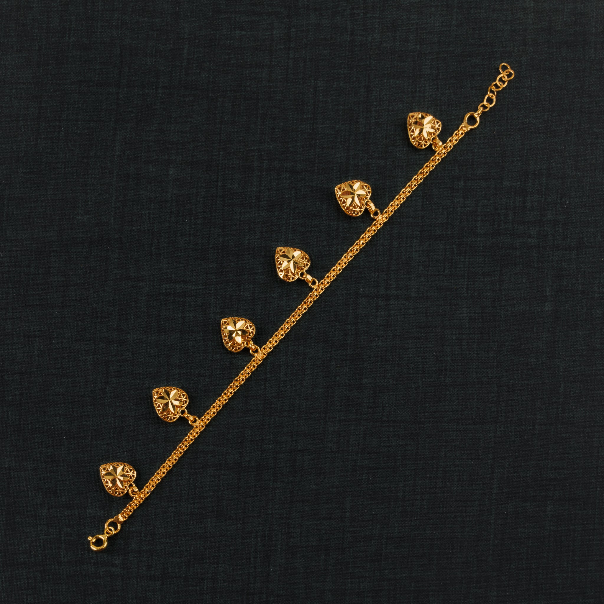 سوار القلب (D4) - Silver 925 و Gold Plated