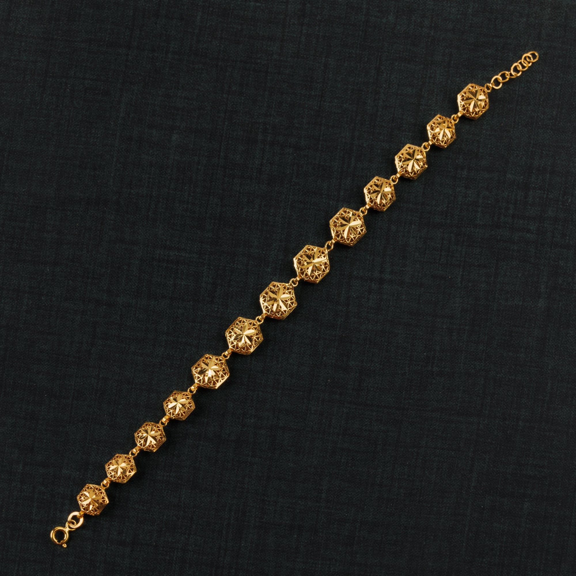 سوار سداسي (D1) - Silver 925 و Gold Plated