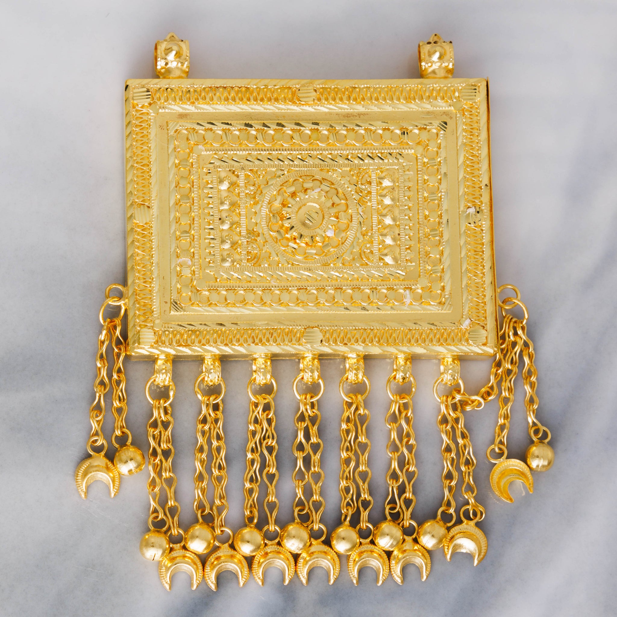 قلادة Hirz التقليدية (D2) - Silver 925 و Gold Plated