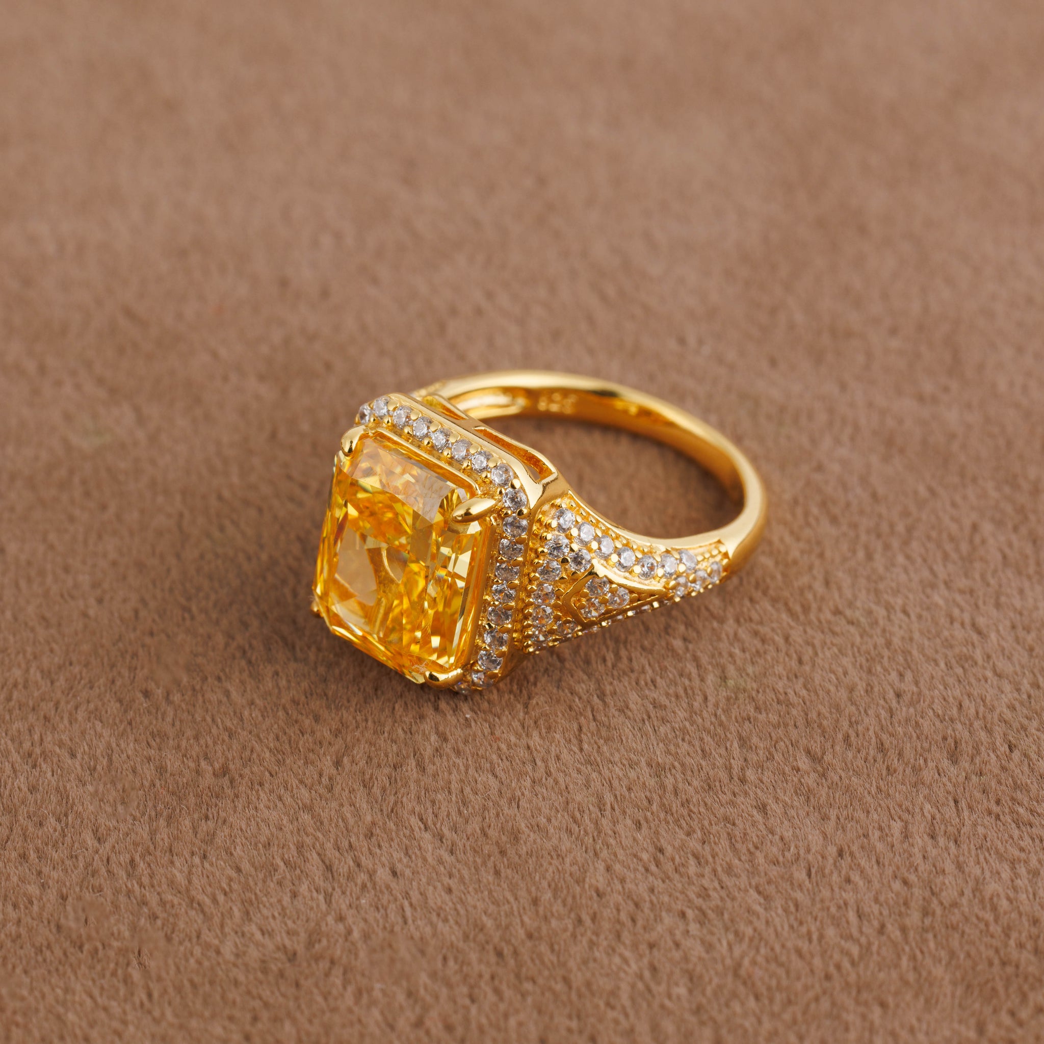 Fancy Ring (D2) - Silver 925 & Gold Plated