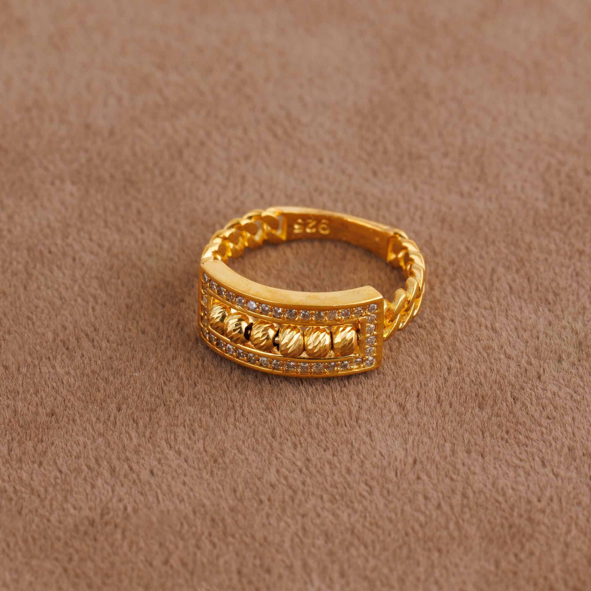 Dorika Ring (D5) - Silver 925 & Gold Plated