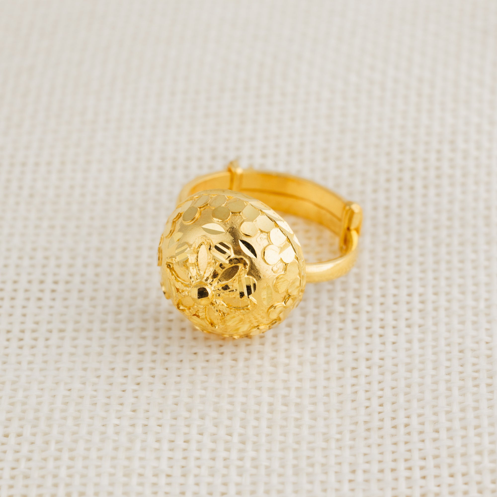 Traditional Casting Ring (D12) - Silver 925 & Gold Plated