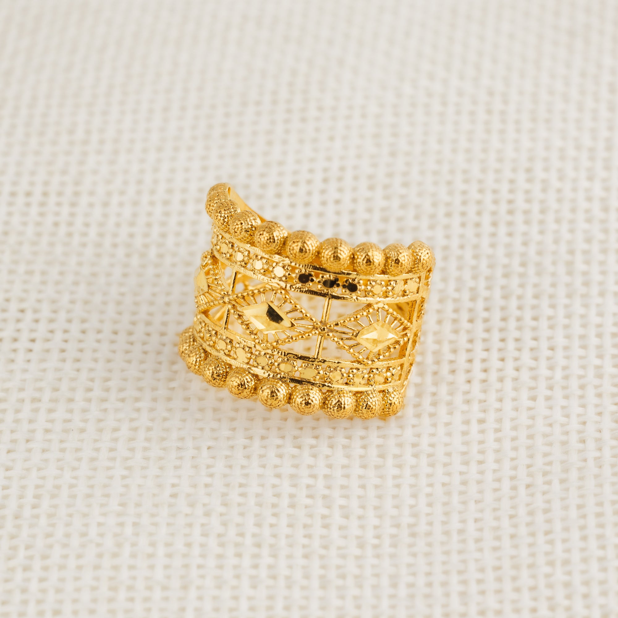 RP Ball Rings (DMND) - Silver 925 & Gold Plated