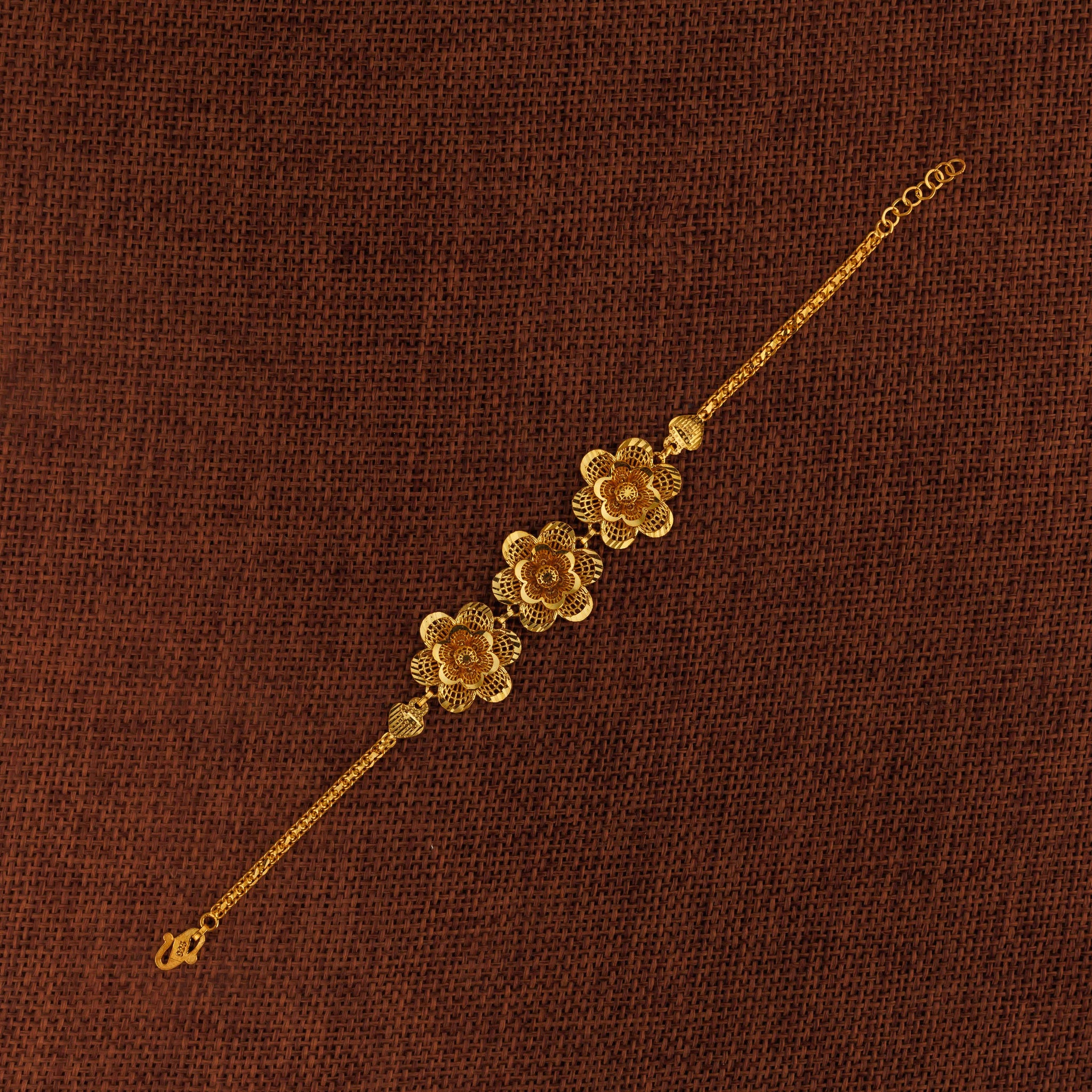 RP 3 Piece Bracelet / Chain (D7) - Silver 925 & Gold Plated