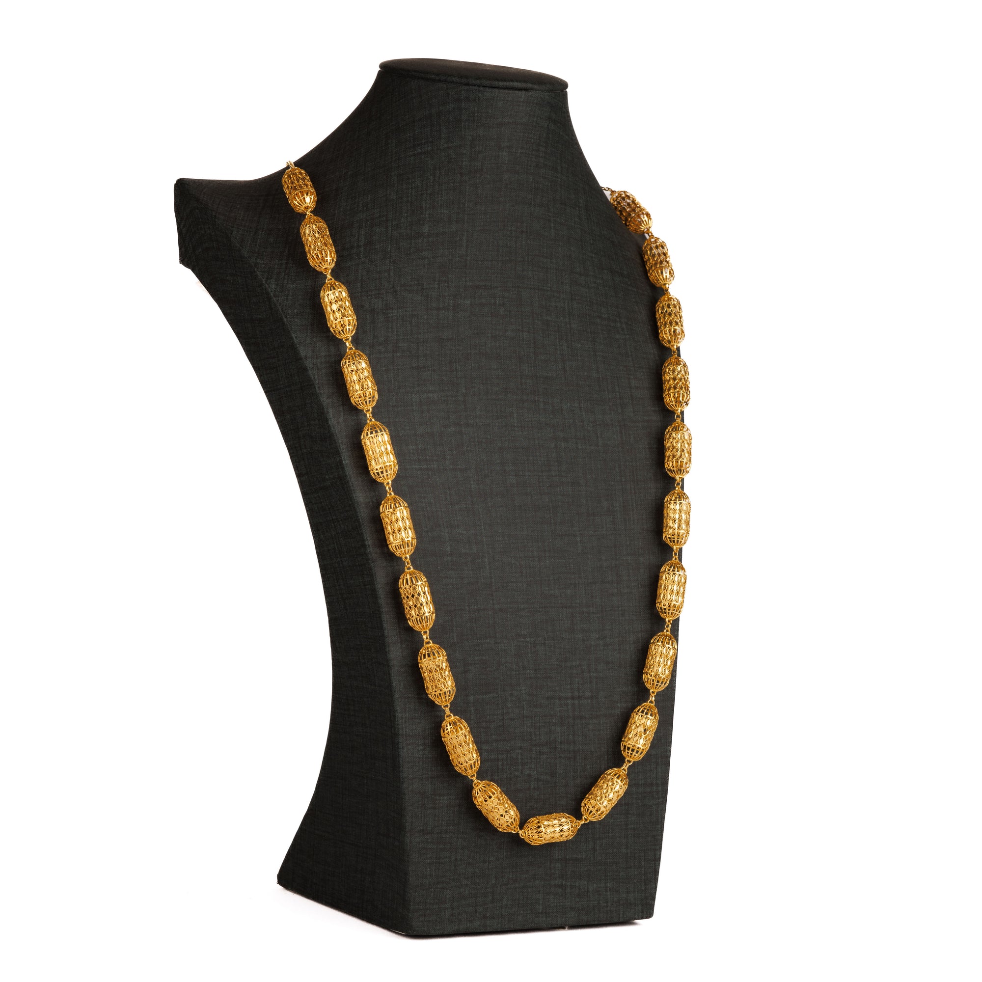 Full Beads Mala (D19)- Silver 925 & Gold Plated