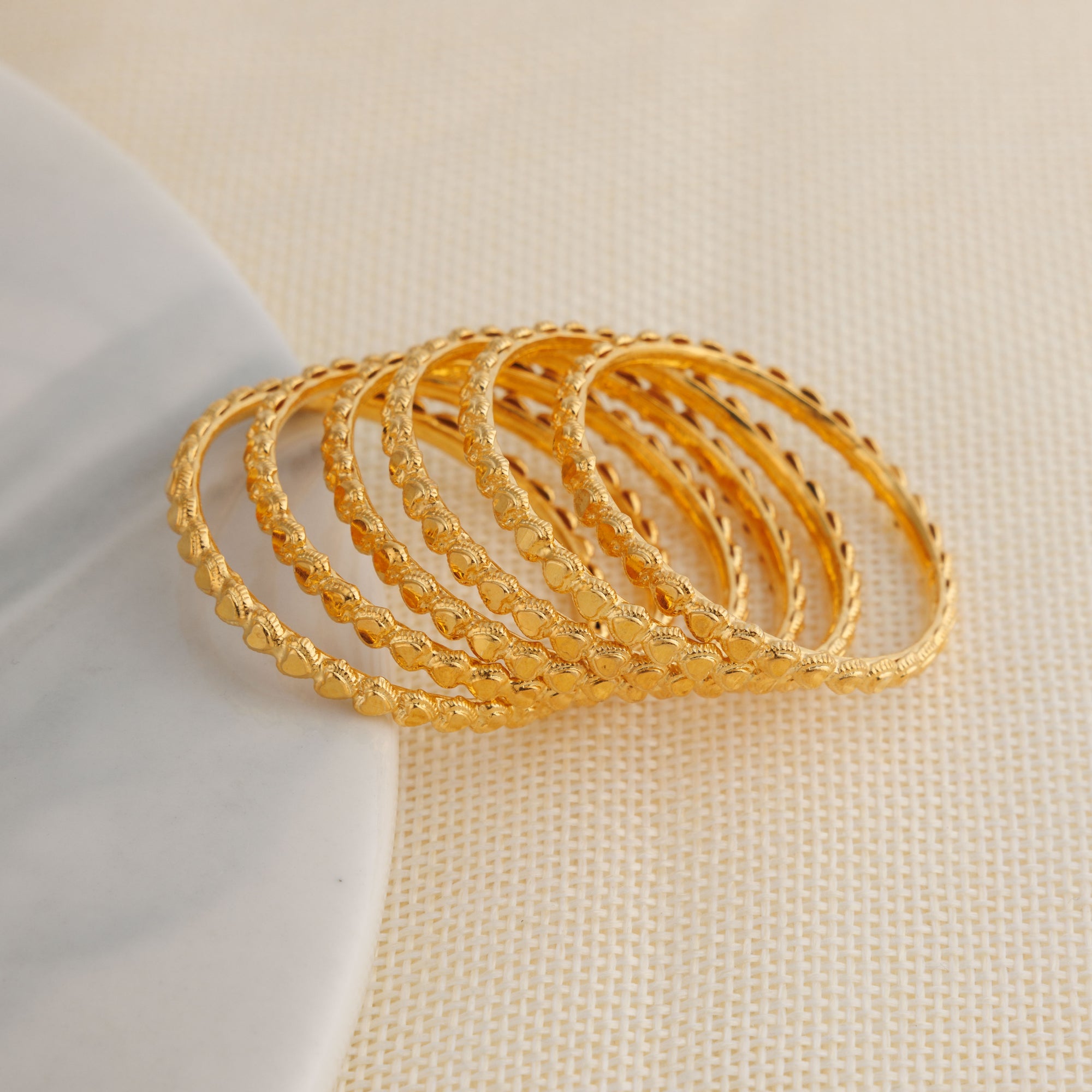 Kid's Bangles (D15-M) - Silver 925 & Gold Plated