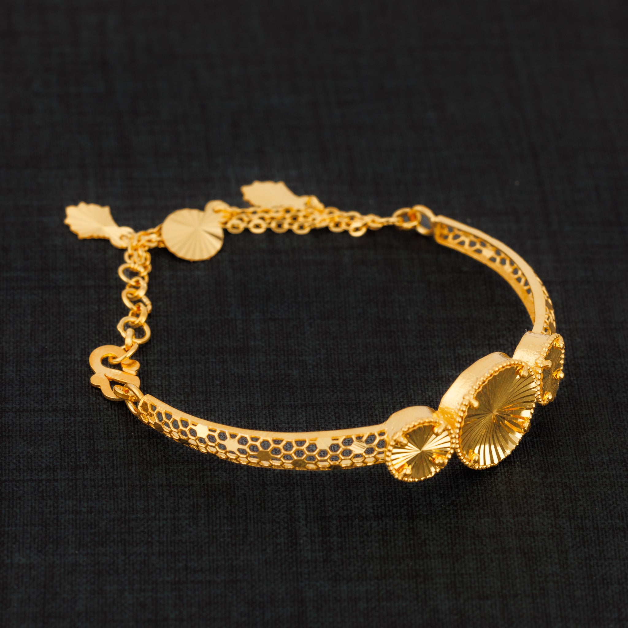 RP Half Bracelet (D8) - Silver 925 & Gold Plated