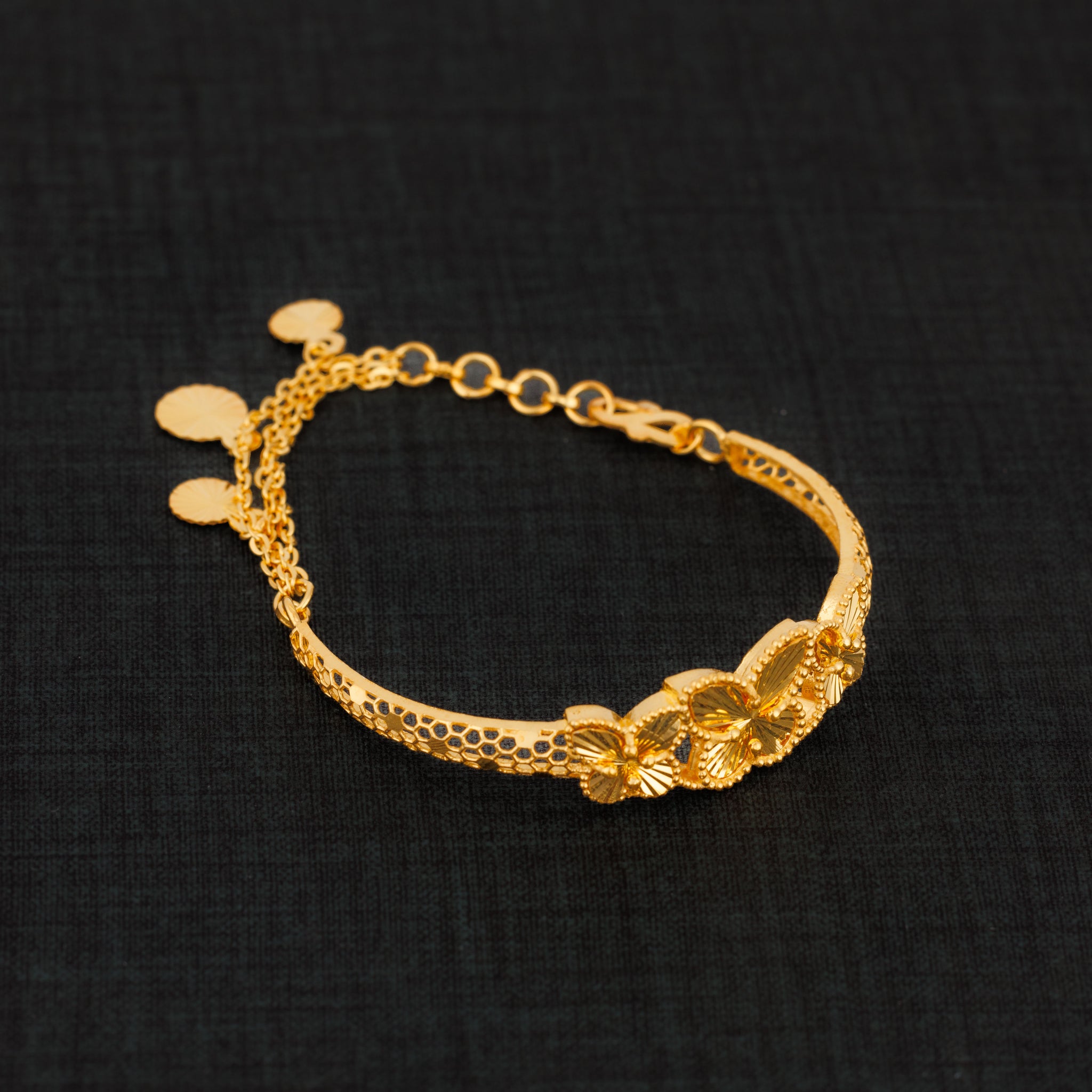 RP Half Bracelet (D16) - Silver 925 & Gold Plated