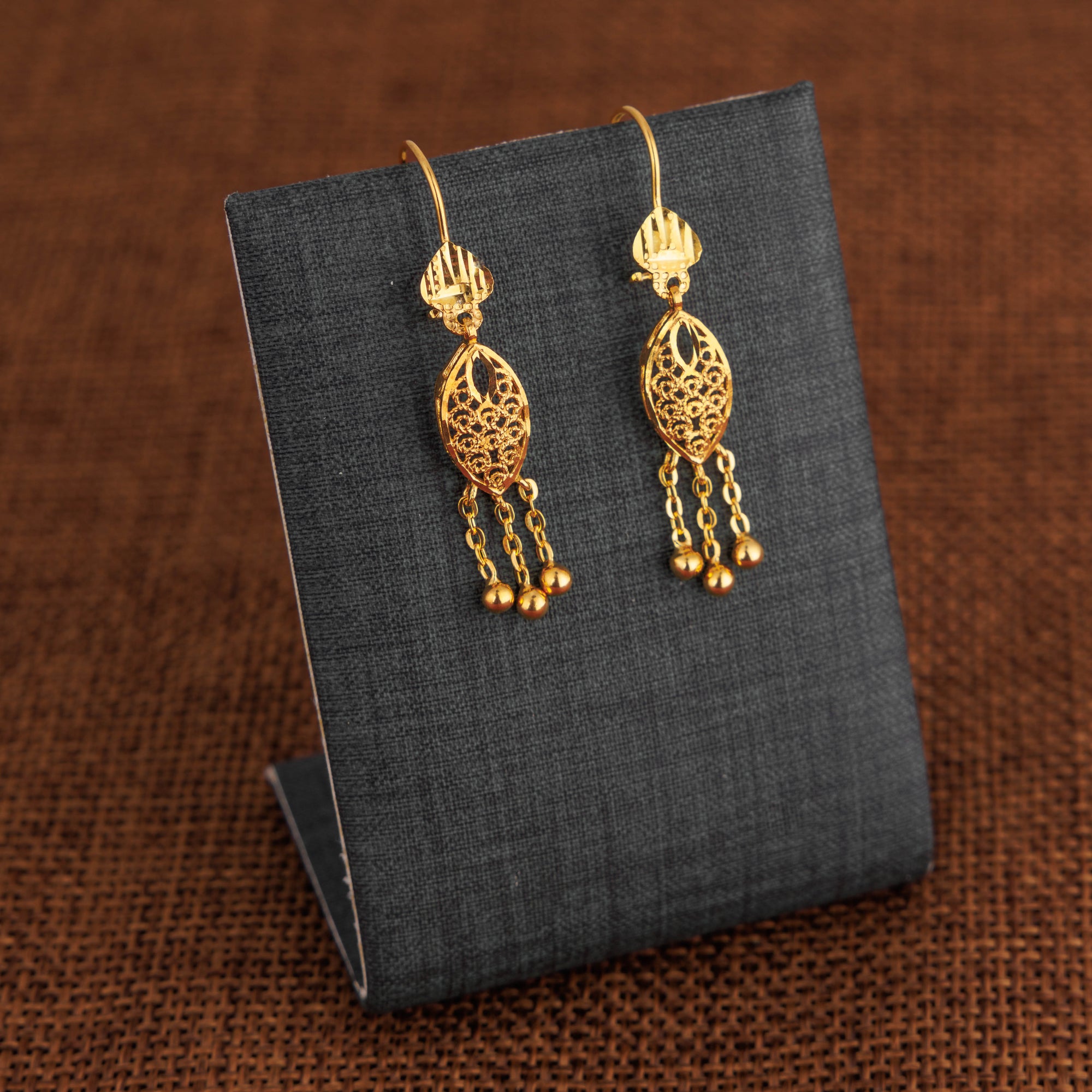 Kid's Casting Earrings (D27) - Silver 925 & Gold Plated