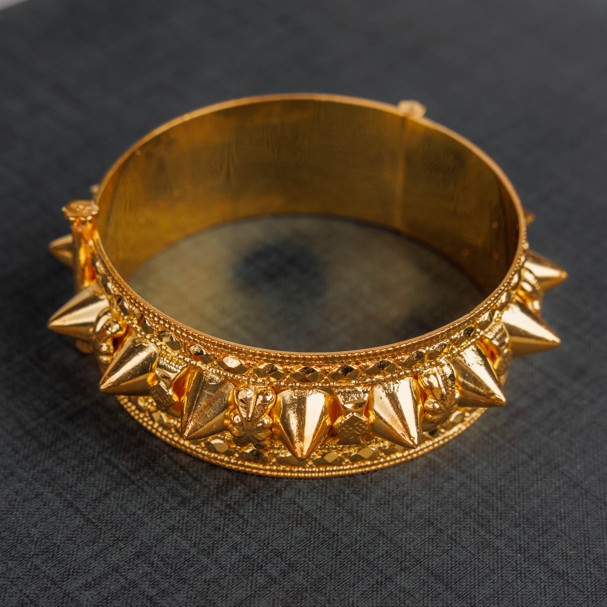 Mushawak Bangle (D17) - Silver 925 & Gold Plated