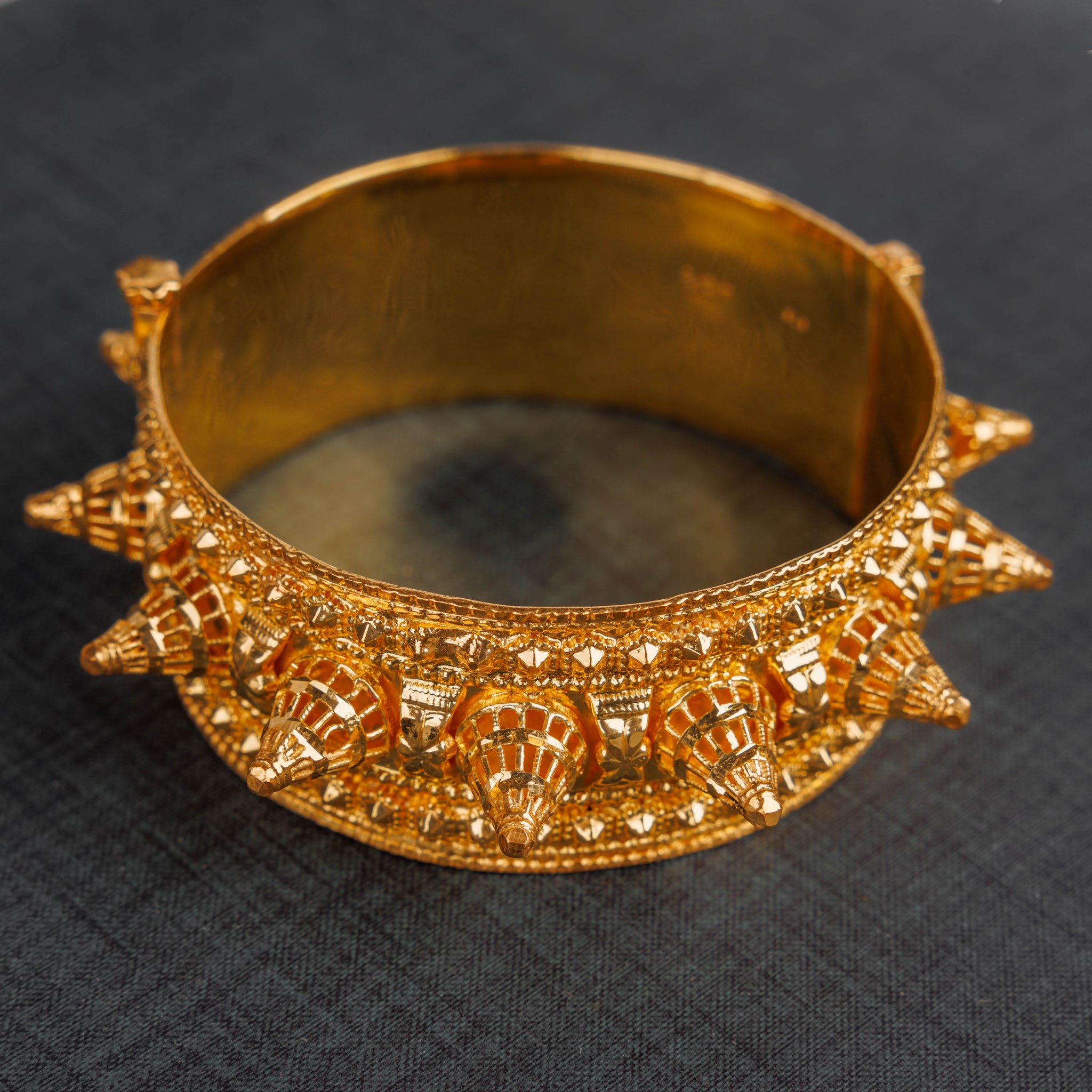 Mushawak Bangle (D30) - Silver 925 & Gold Plated