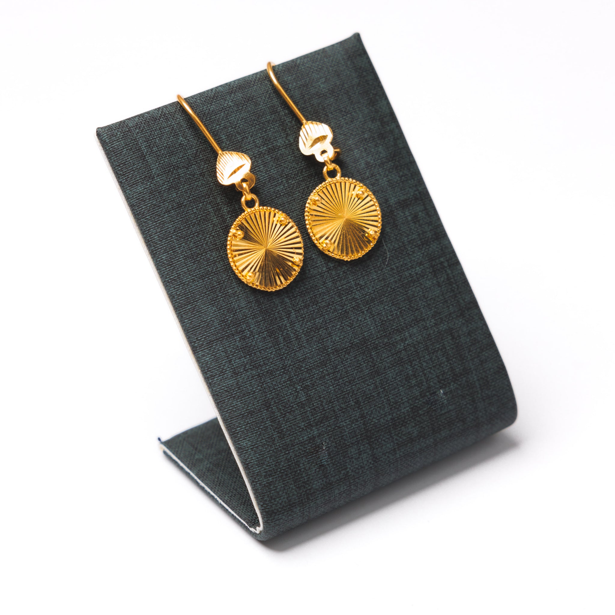 Circle Earrings - Silver 925 & Gold Plated