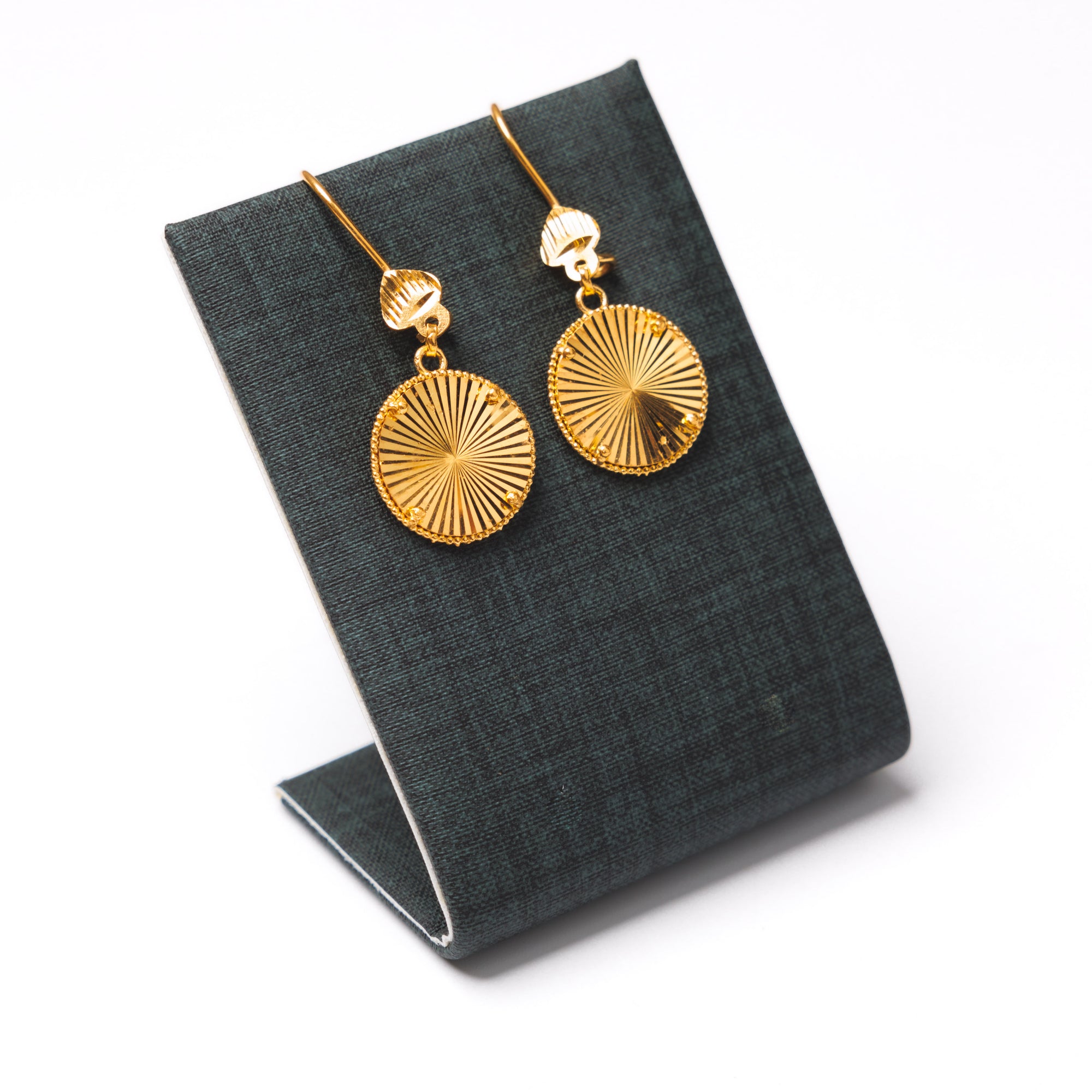 Circle Earrings - Silver 925 & Gold Plated