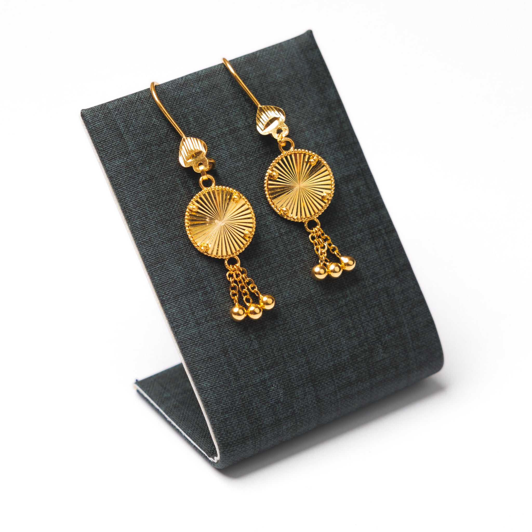 Circle Earrings - Silver 925 & Gold Plated