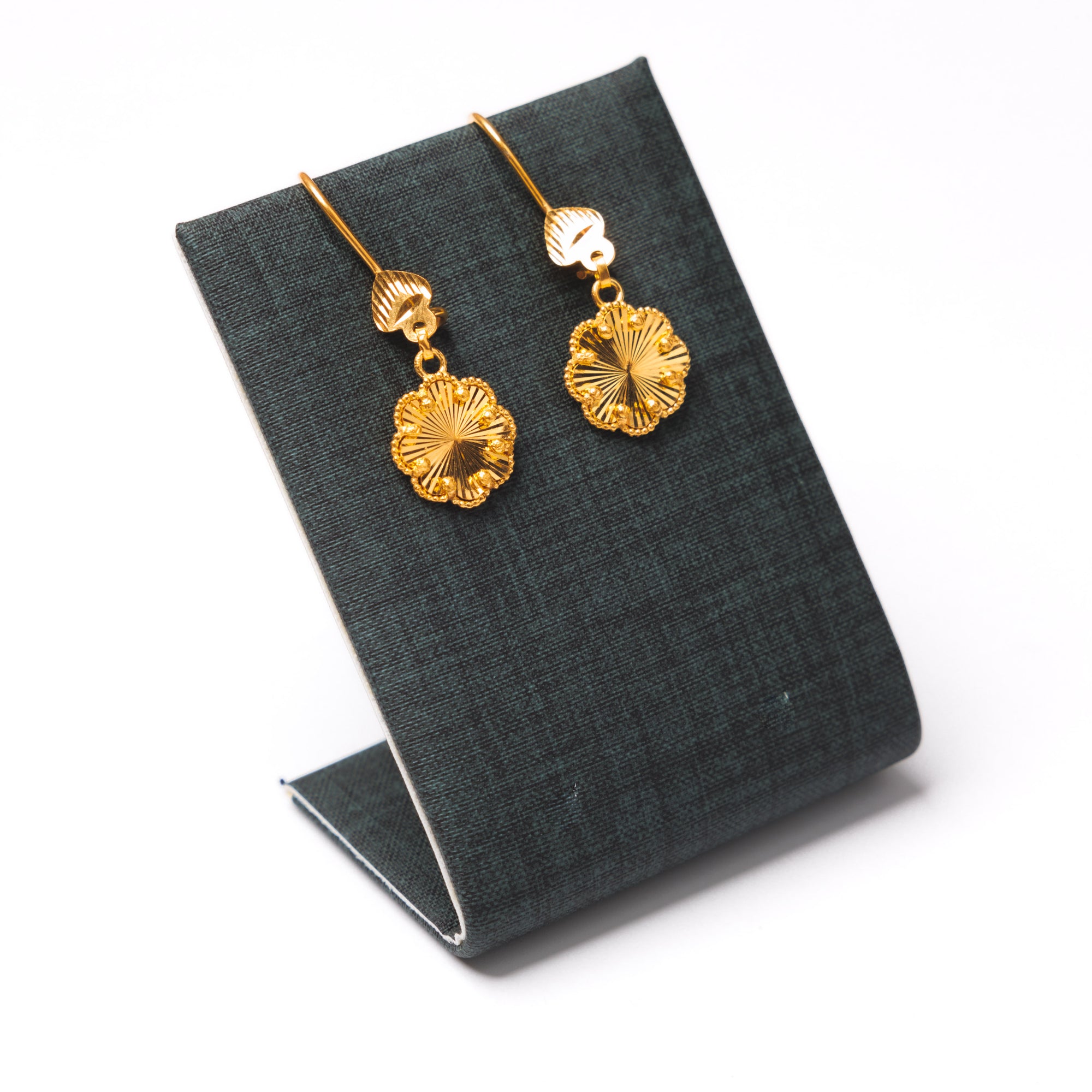 Flower Earrings (2) - Silver 925 & Gold Plated