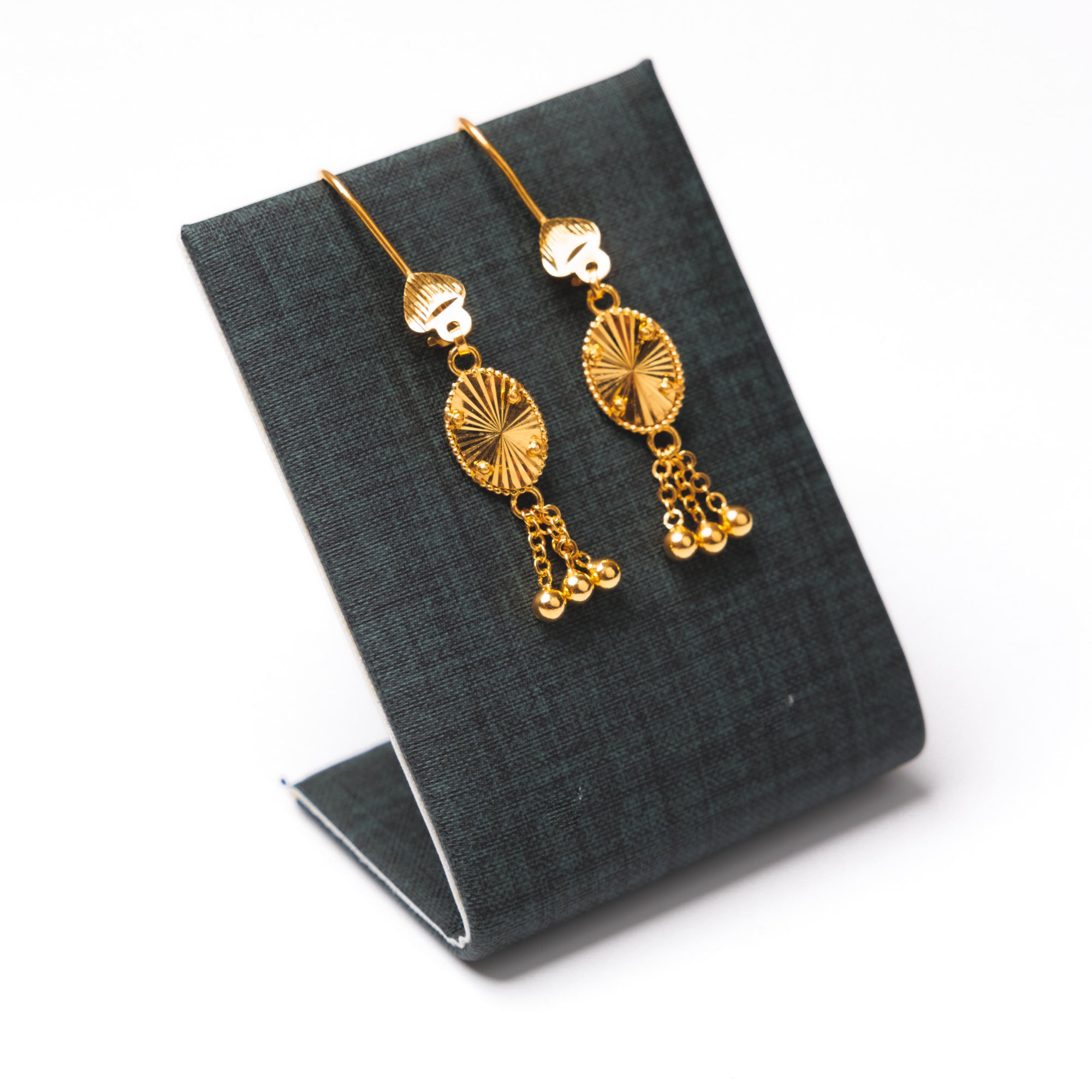 Oval Earrings - Silver 925 & Gold Plated