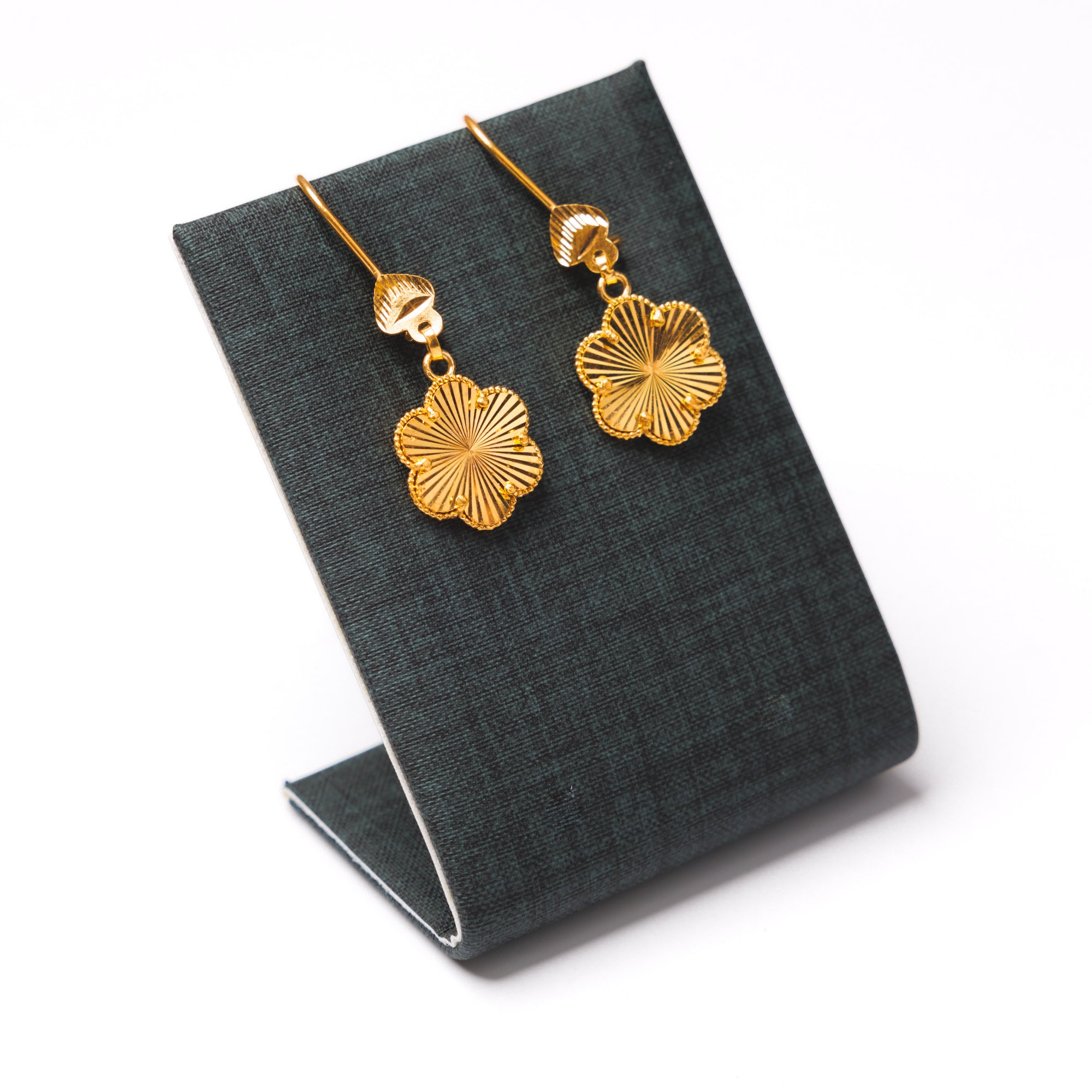 Flower Earrings (1) - Silver 925 & Gold Plated