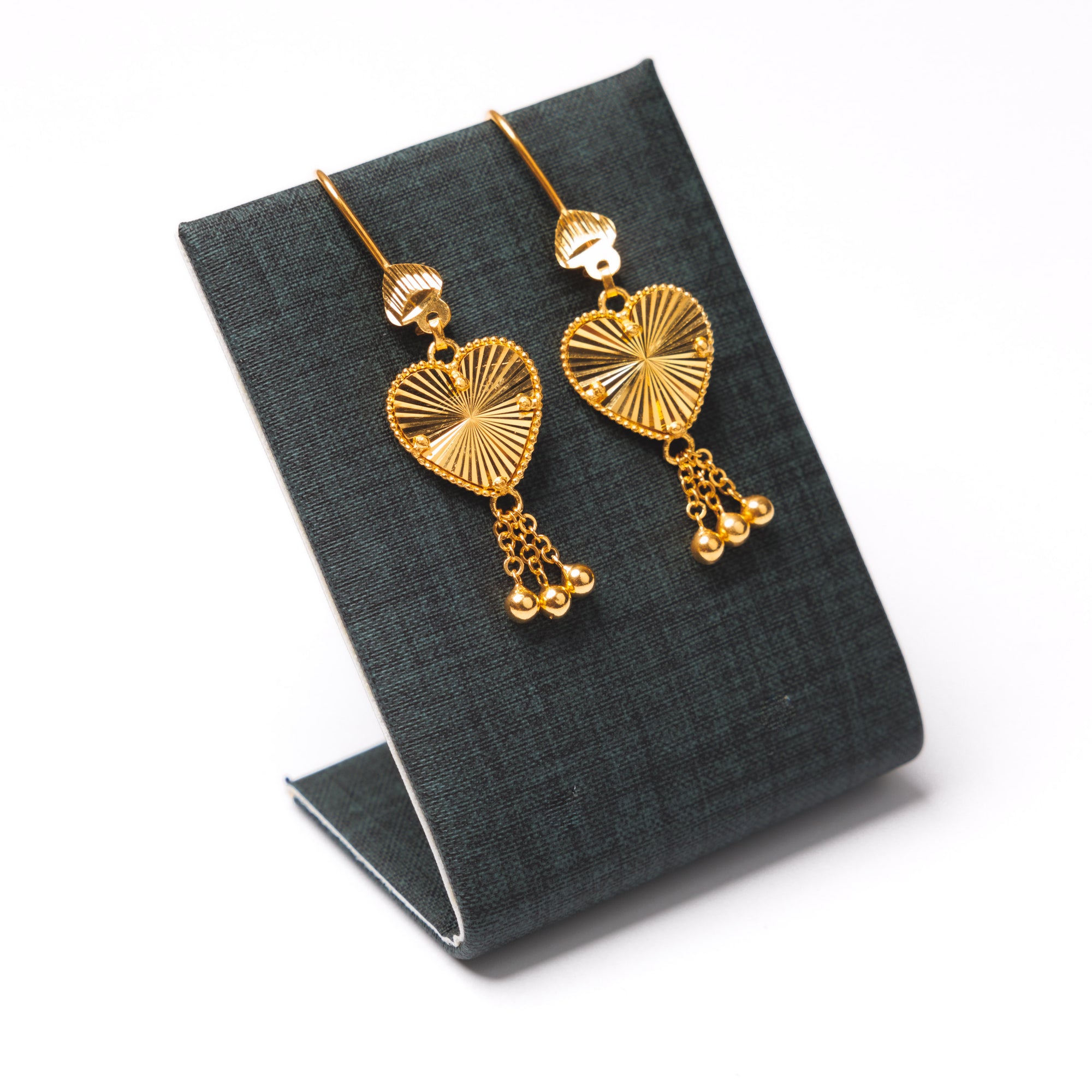 Heart Earrings - Silver 925 & Gold Plated