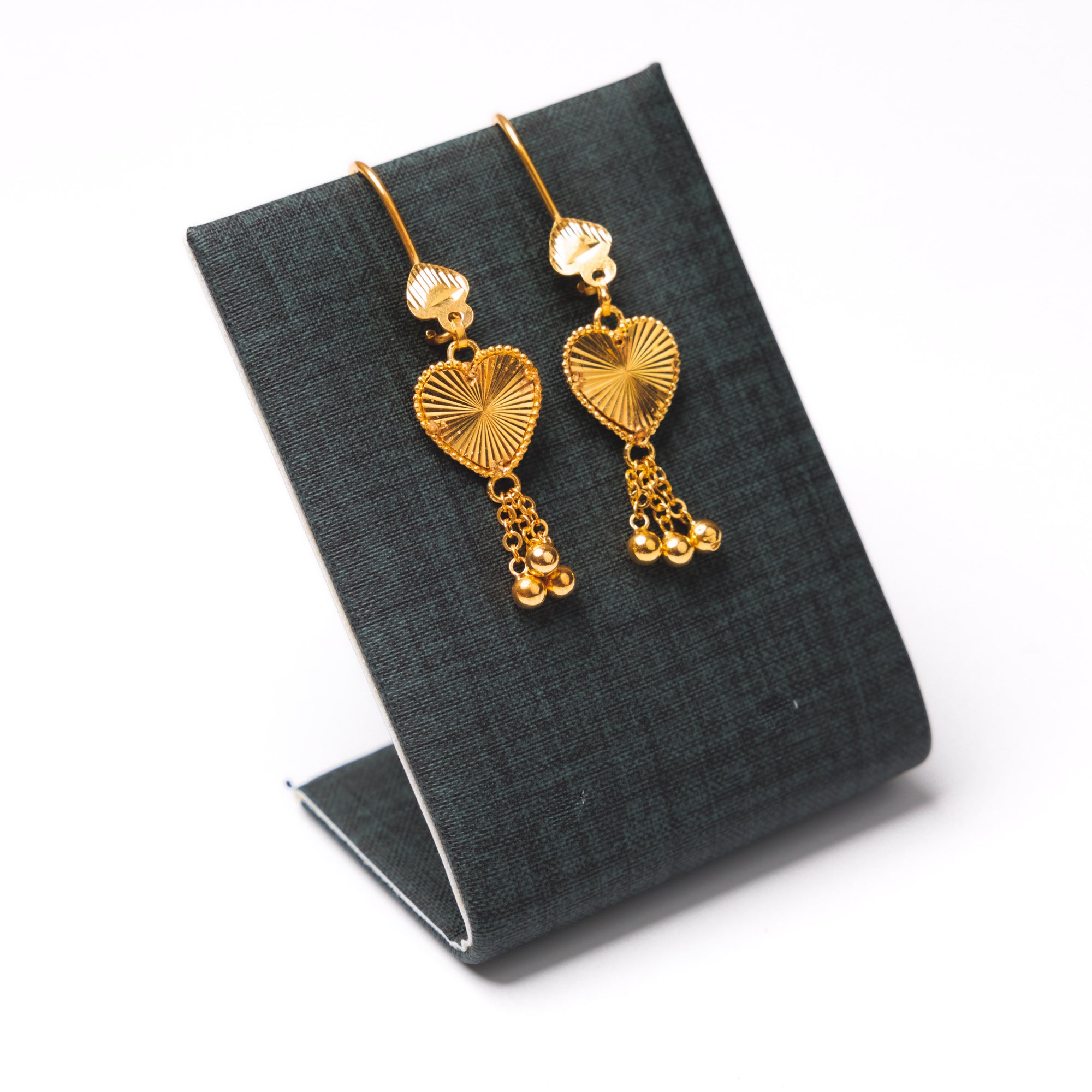 Heart Earrings - Silver 925 & Gold Plated