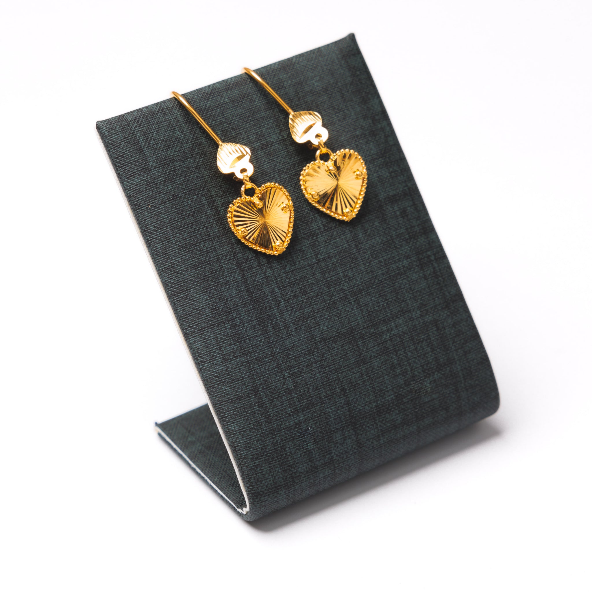 Heart Earrings - Silver 925 & Gold Plated