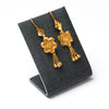 Casting Earrings (D13) - Silver 925 & Gold Plated