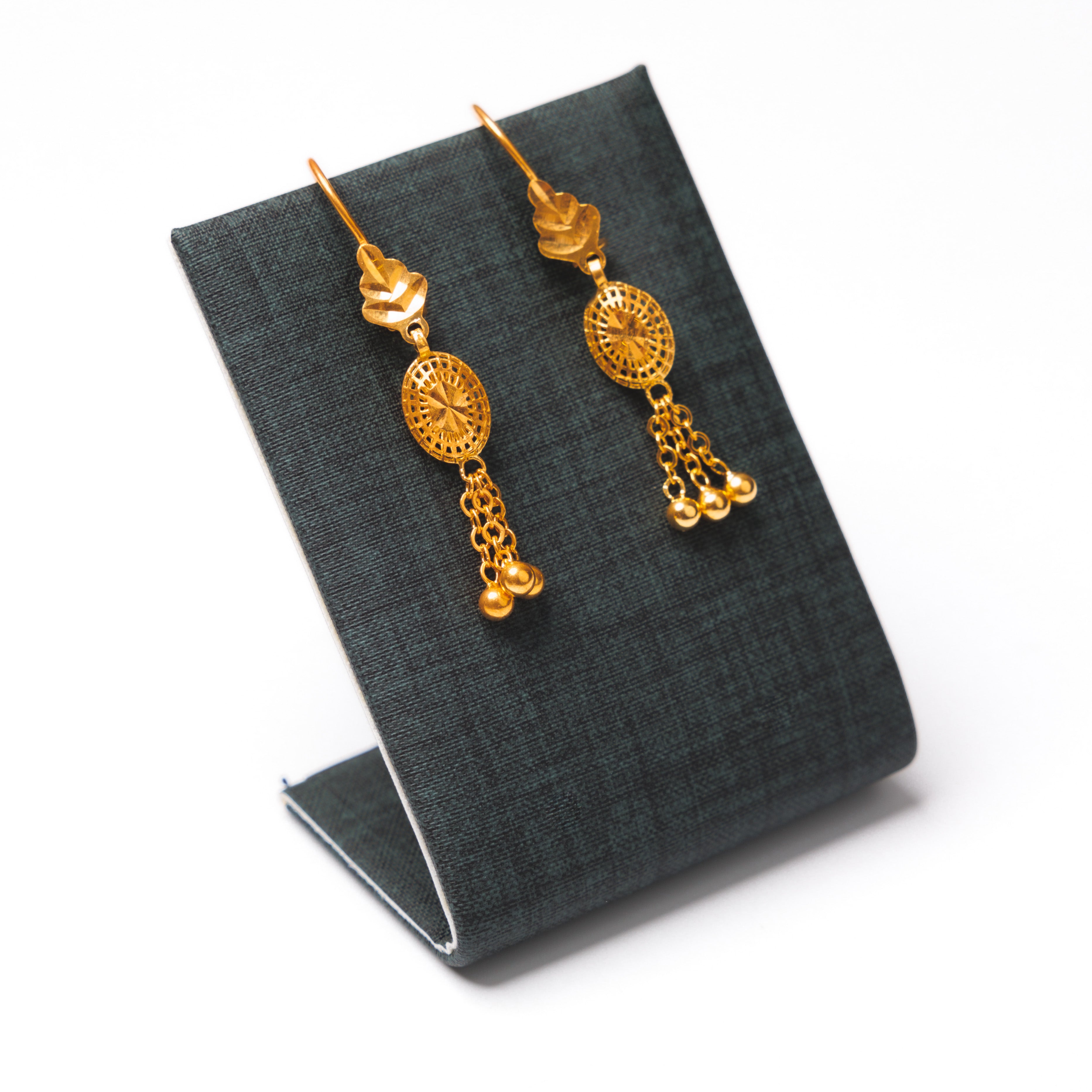 Kid's RP Earrings (D6) - 925 Silver & 24K Gold Plated