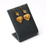 Casting Earrings (D14) - Silver 925 & Gold Plated