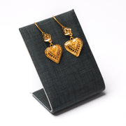 أقراط الصب (D14) - Silver 925 و Gold Plated