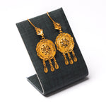 Casting Earrings (D12) - Silver 925 & Gold Plated