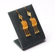 أقراط مربعة (D6) - Silver 925 و Gold Plated