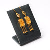 Square Earrings (D2) - Silver 925 & Gold Plated