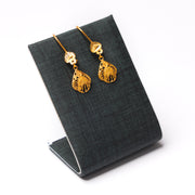 أقراط الصب (D7) - Silver 925 و Gold Plated