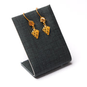 أقراط الصب (D8) - Silver 925 و Gold Plated