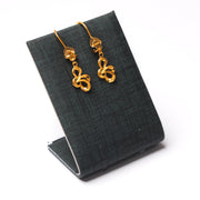 أقراط الطفل البسيطة (D5) - Silver 925 و Gold Plated