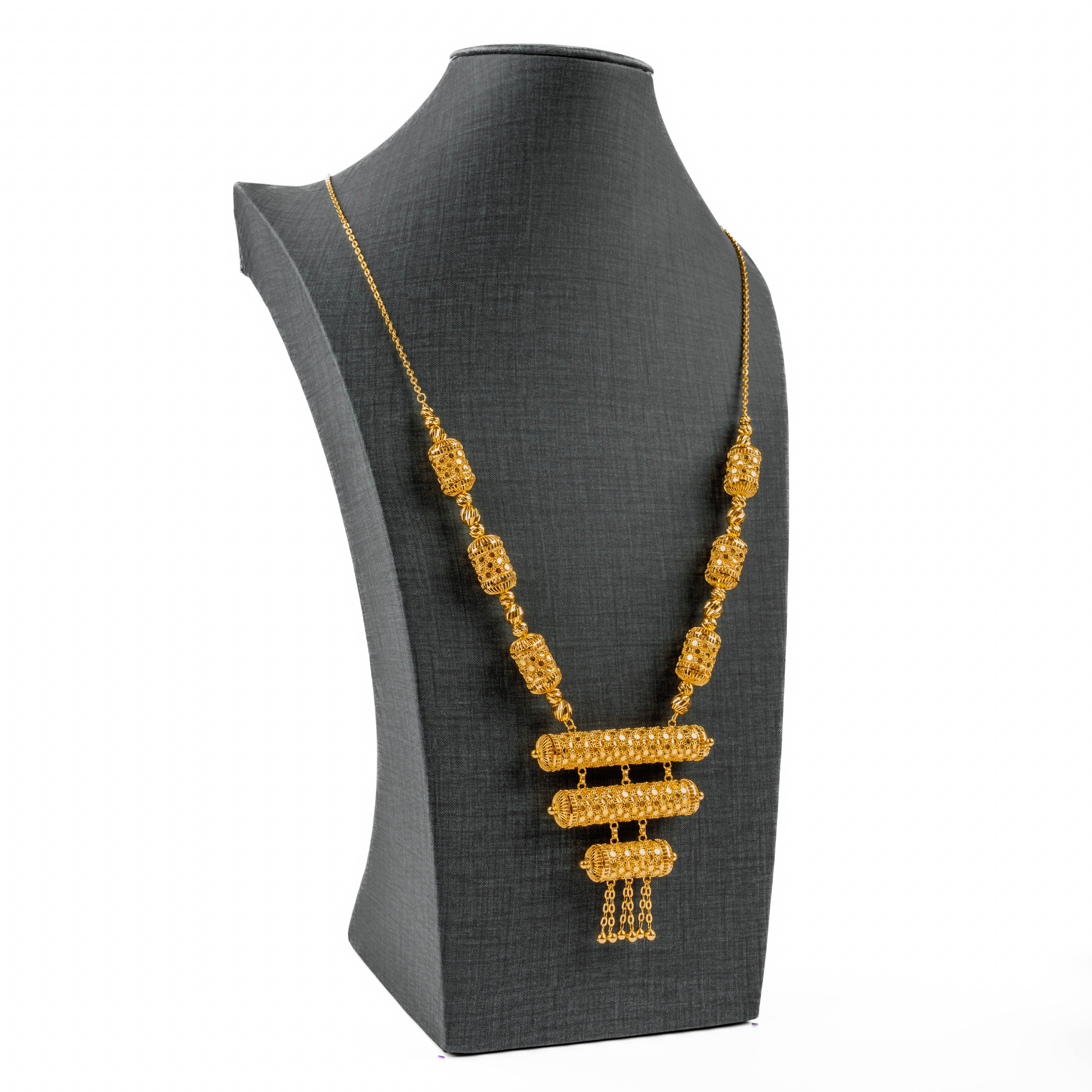 3 خطوة Mala - البالغين (D14) - Silver 925 والذهب مطلي