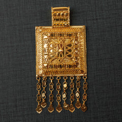 Traditional Pendant 7 - 925 Silver & 24K Gold Plated