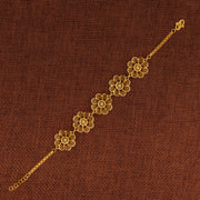 RP سوار / سلسلة 3 قطع (D6) - فضة 925 ومطلية بالذهب